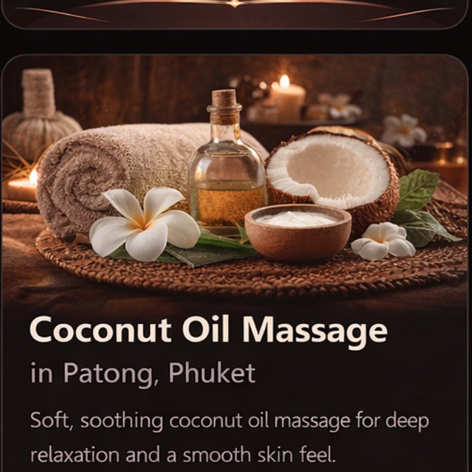 Coconut Oil Massage outcall in Patong Phuket